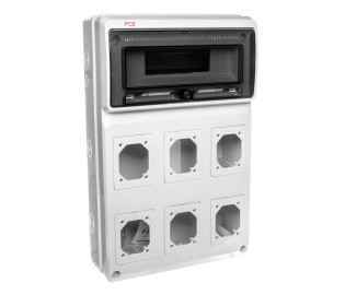Корпус M-Box13S для модульных устройств, 13 модулей, 6 отверстий IP65 (ИМП)