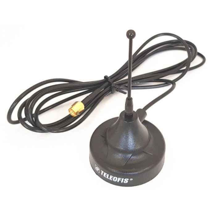 Антенна-3G Teleofis RC30 SMA, магнит 5dB,2м кабель (РФ)