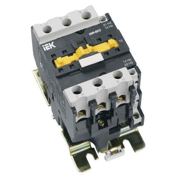 Контактор 80А 1НО/1НЗ 400В АС3 КМИ-48012 IEK (РФ)