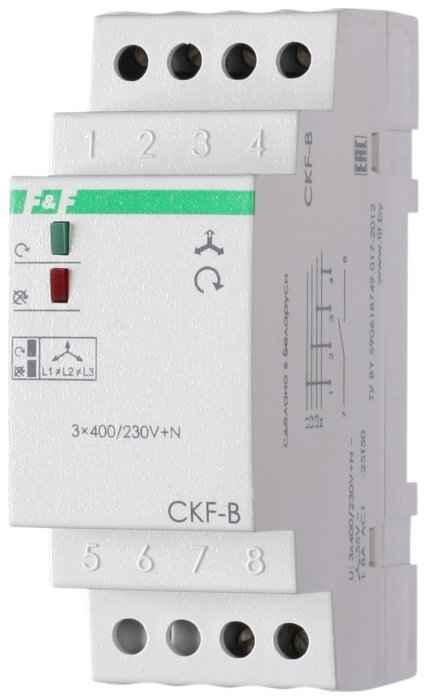 Реле контроля наличия и чередования фаз CKF-B  8A (РФ)