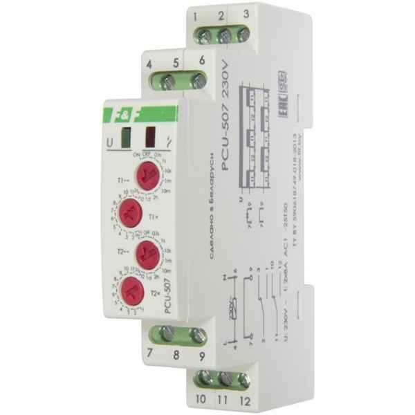 Реле времени многофункц. PCU-507 2x8A (ИМП)