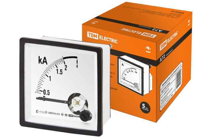 Амперметр А72 2000А/5А-1,5 (РФ)