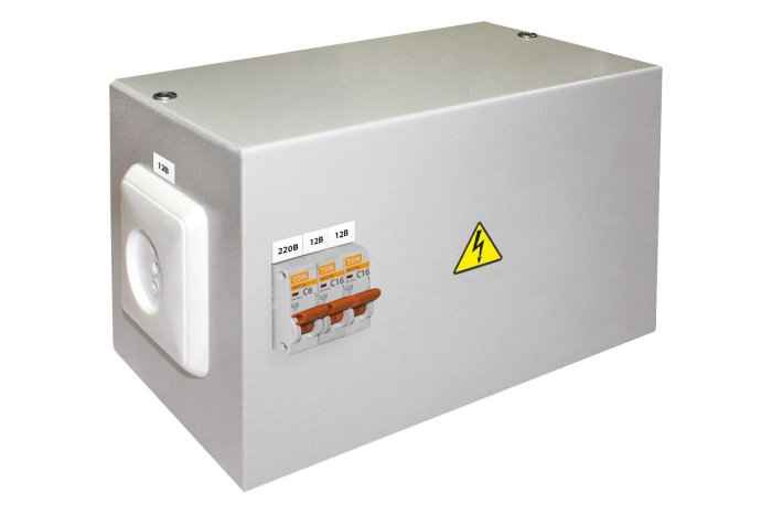 Ящик с понижающим трансформатором ЯТП-0,25 220/12-3авт. IP31 (РФ)