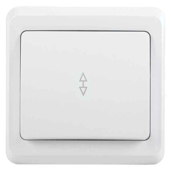 Выключатель скрытой установки 1-кл. проходной в рамке 10А белый IP20 VEGA IEK (РФ)