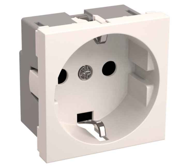 Розетка с з/к 2 модуля 16А белый PRIMER IEK (РФ)