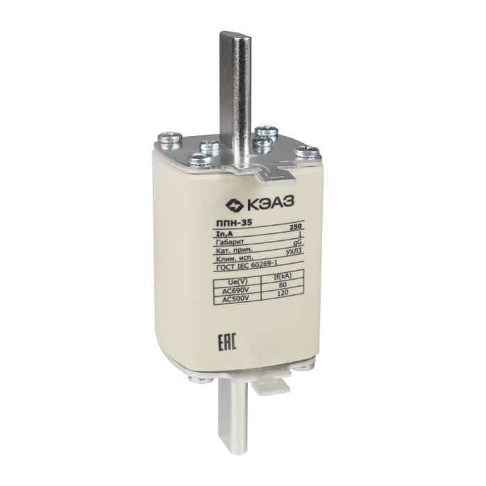 Вставка плавкая ППН-35 габарит 1 160А УС (РФ)