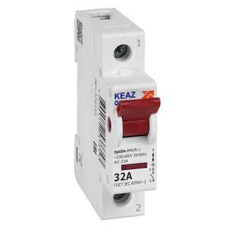 Выключатель нагрузки модульный 1п 32А OptiDin BM63PL-132-УХЛ3 (ВМ63PL) (РФ)