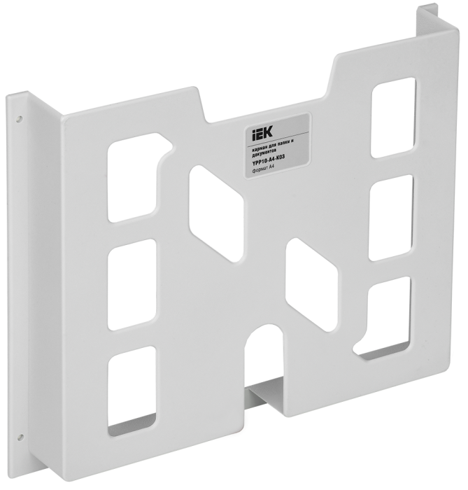 Карман для документации пластиковый А4 RAL7035 IEK (РФ)