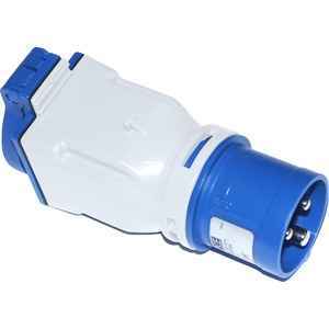 Адаптер (переходник) 16A 2P+E IP44 250В (ИМП)