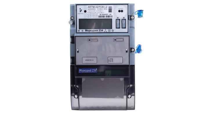 Счетчик электроэнергии 3ф. 230/400В 5(100)А кл.т. 1/2 многотариф. Меркурий 234 ARTM2-02 DPBR.G (РФ)