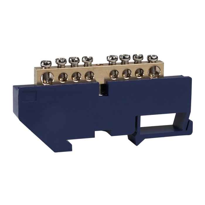 Шина нулевая 6х9мм 8 групп на DIN-изоляторе OptiKit КЭАЗ (РФ)