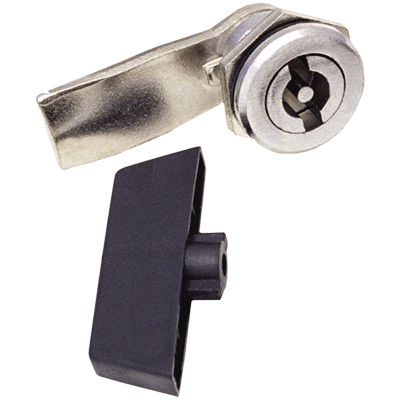 Замок-защелка 22-17/46 с пластмасовым ключом IEK (РФ)