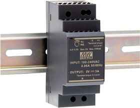Блок питания HDR-30-12, 12В, 24Вт