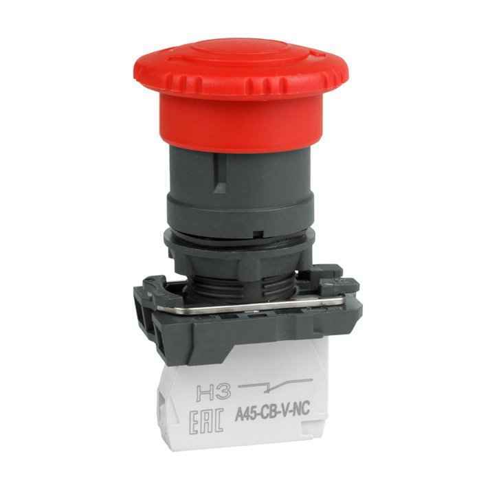 Кнопка аварийного останова OptiSignal D22 C5-ESTR-11 пластик 1НО+1НЗ XB5AS8445 (РФ)