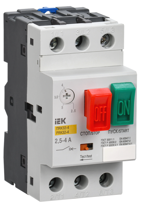 Пускатель 2,5-4A Ue 660В ПРК32-4 IEK