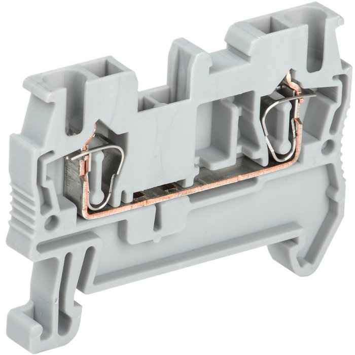 Клемма пружинная КПИ 2в-2,5 31А серая IEK (РФ)