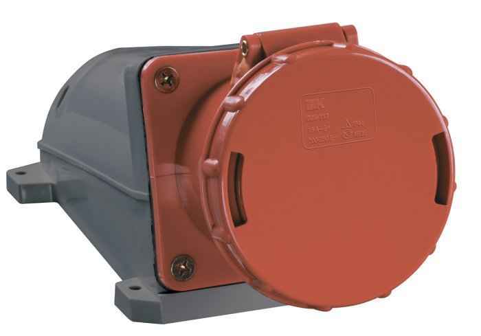Розетка кабельная 63А 3P+PE+N стационарная 380В IP54 ССИ-135 IEK (РФ)