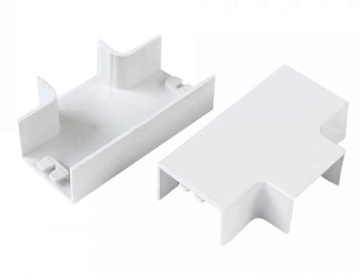 Угол Т-образный 25х25 белый (4 шт/уп) ПРОМРУКАВ (РФ)