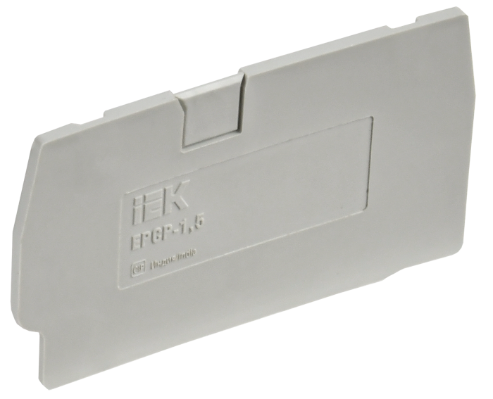 Крышка для клеммы CP 1,5мм2 серая IEK (РФ)