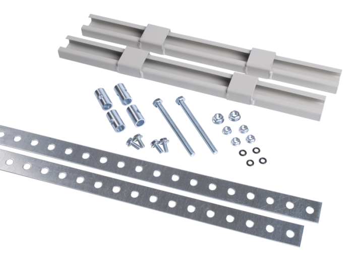 Комплект крепления металлокорпуса к столбу монтажной полосой IEK (РФ)