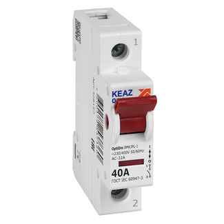 Выключатель нагрузки модульный 1п 40А OptiDin BM63PL-140-УХЛ3 (ВМ63PL) (РФ)