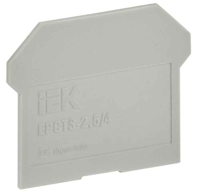 Крышка для клеммы CTS 2,5/4мм2 серая IEK (РФ)