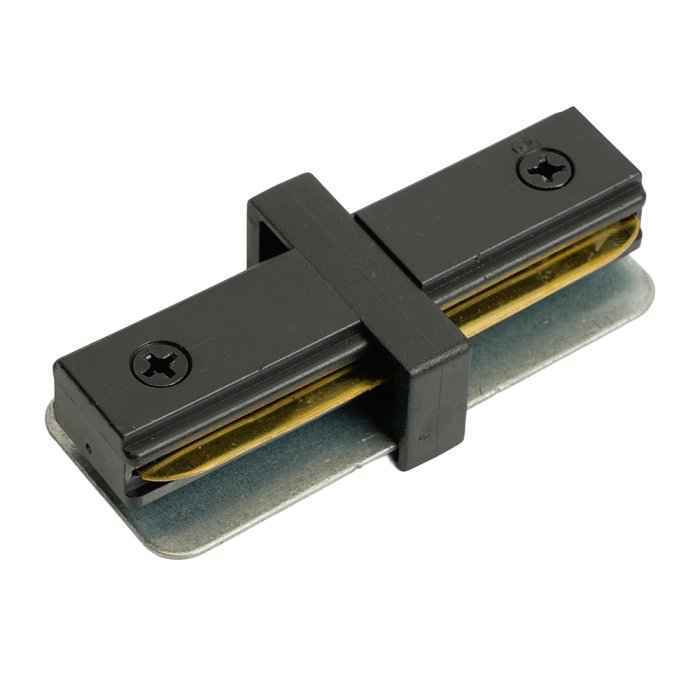 Коннектор для шинопровода прямой черный LD1020 (РФ)