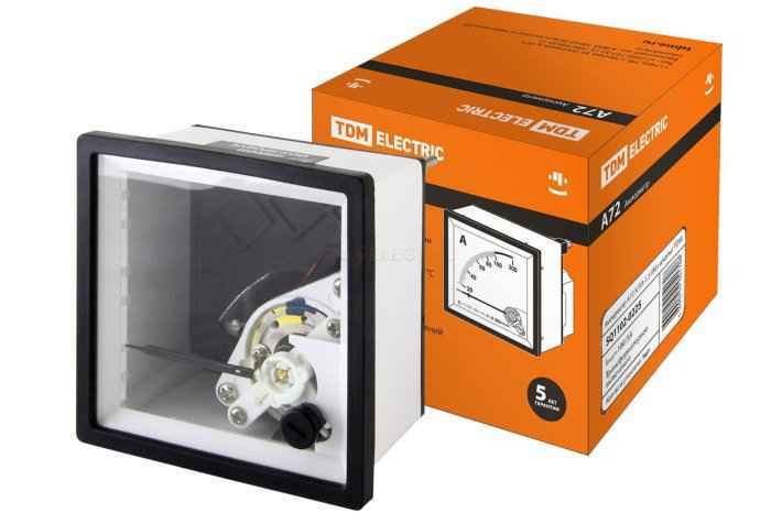 Амперметр А72  Х/5А-1.5 без шкалы (РФ)