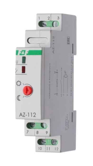 Фотореле AZ-112-зонд Плюс, монтаж на DIN-рейке, 16А, IP20 (РФ)