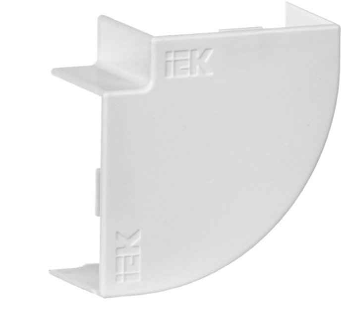 Поворот на 90 град 40х25 белый (4шт/компл) ELECOR IEK (РФ)