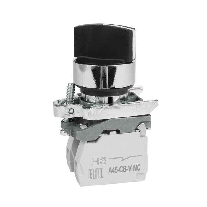 Переключатель OptiSignal D22 C4-S-33 3 положения с фикс металл 2НО XB4BD33 (РФ)