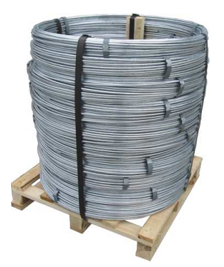 Проводник круглый оцинкованный 10мм (50кг/80м) (РФ)