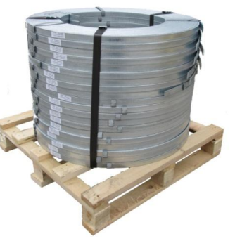 Проводник плоский оцинкованный 50/5мм (бухта) (РФ)