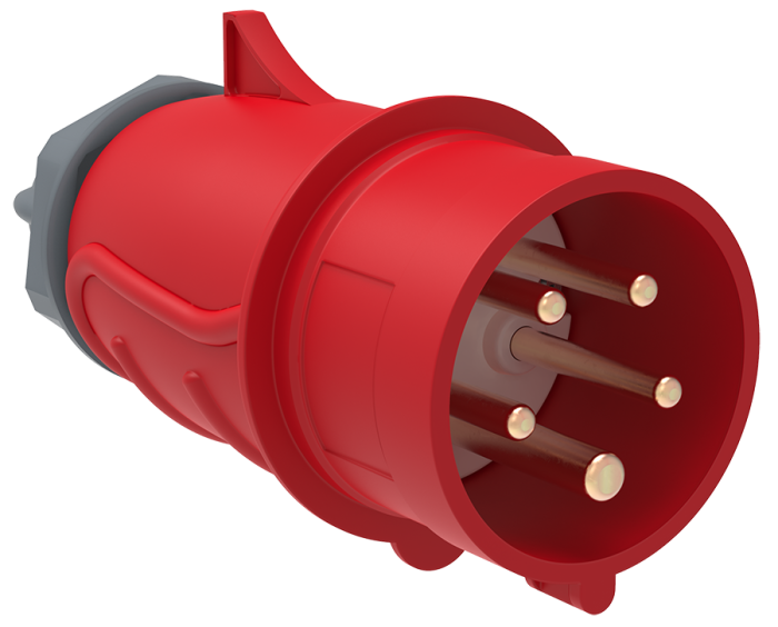 Вилка кабельная 16А 3P+PE IP44 переносная 400В ССИ-014 MAGNUM IEK (РФ)