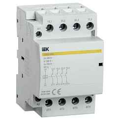 Контактор модульный 63А 4НО/0НЗ 230В AC/DC КМ63-40М IEK (РФ)
