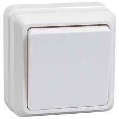 Выключатель открытой установки 1-кл. 10А белый IP20 OKTAVA IEK (РФ) Выключатель открытой установки 1-кл. 10А белый IP20 OKTAVA IEK (РФ)