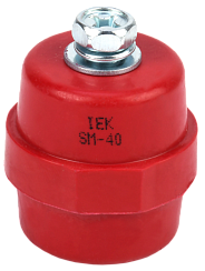Изолятор SM40 c болтом М8 IEK (РФ)