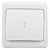 Выключатель скрытой установки 1-кл. проходной в рамке 10А белый IP20 VEGA IEK (РФ)