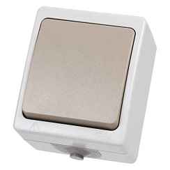 Выключатель открытой установки 1-кл. 10А серый IP54 Вуокса TDM (РФ) Выключатель открытой установки 1-кл. 10А серый IP54 Вуокса TDM (РФ)