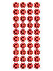 Знак "C" d 20мм (РФ)