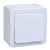 Выключатель открытой установки 1-кл. 10А белый IP54 ГЕРМЕС PLUS IEK (РФ)