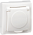 Розетка скрытой установки 1-мест. с/з с з/ш с крышкой в рамке 16А белый IP44 KVARTA IEK (РФ)