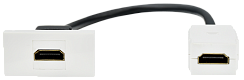 Розетка HDMI M/M 1 модуль белый PRIMER IEK (РФ)