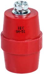 Изолятор SM51 c болтом М8 IEK (РФ)
