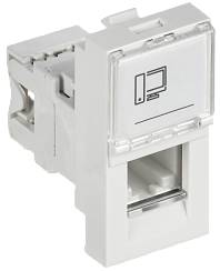 Розетка компьютерная RJ-45 UTP кат.5e 1 модуль 1,5 A IP20 PRIMER IEK (РФ)