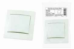 Выключатель скрытой установки 1-кл. бакелит с рамкой 10А белый IP20 Таймыр TDM (ИМП)