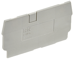 Крышка для клеммы CP 4мм2 серая IEK (РФ)