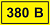 Наклейка символ "380В" 40х20мм IEK (РФ)