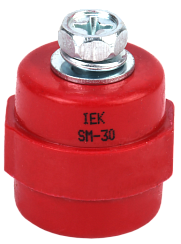 Изолятор SM30 c болтом М8 IEK (РФ)